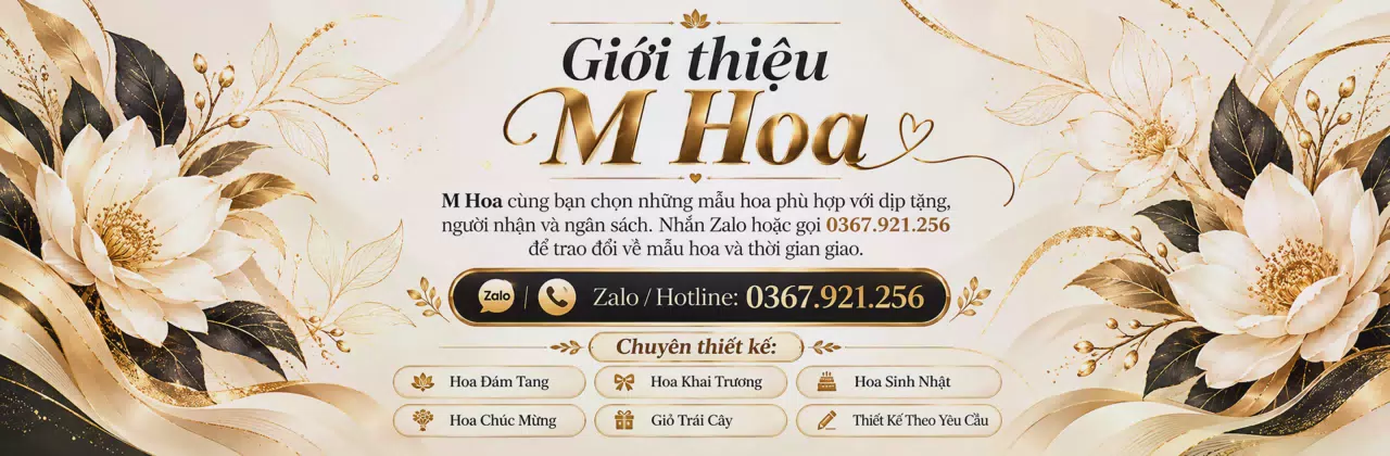 Ảnh bìa Shop hoa tươi Xã Thọ Sơn Đồng Nai - Chăm chút món quà từ sắc hoa